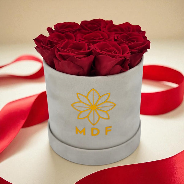 XS Round Box - Preserved Roses - Madame De Fleur