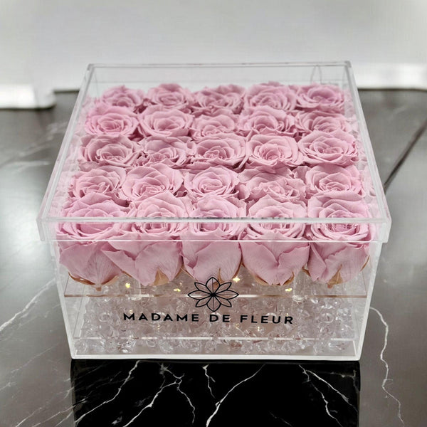 Acrylic Box Collection - Preserved Roses in acrylic box