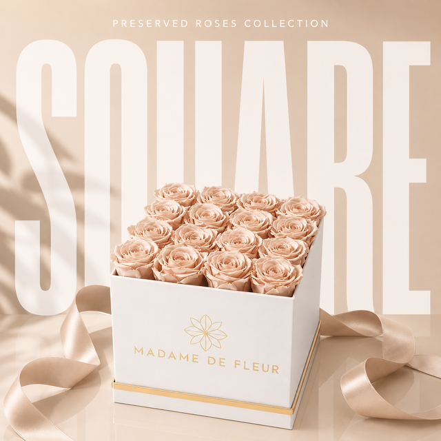 Square Preserved Roses Collection