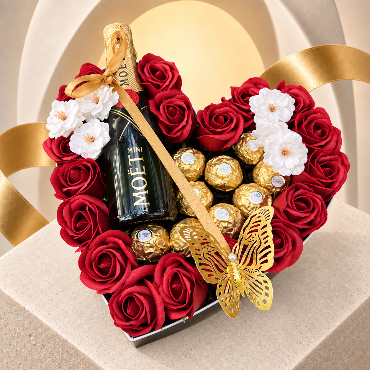 Medium Scented Rose Soaps Gift Box