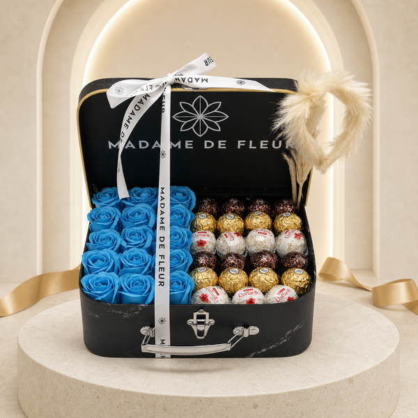 Luggage Rose Soap Gift Box