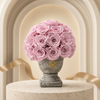 Mini Doric Dome Vase - Preserved Roses