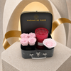 The Perfect Package - Pink Preserved Roses & Candle - Madame De Fleur