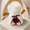 Small White Rose Bear