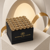 XL Black Square Box - Preserved Roses