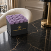 Medium Black Square Box - Preserved Roses