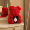 Medium Red Rose Bear