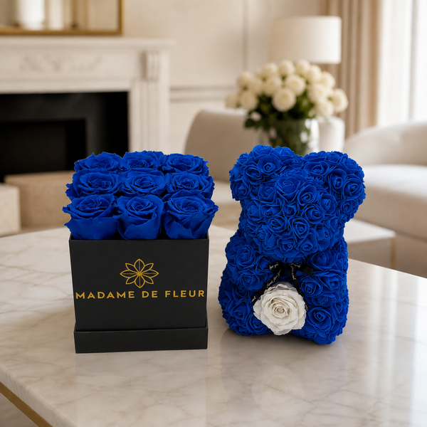 Petite Love Duo – Rose Bear & Rose Box