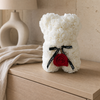 Small White Rose Bear