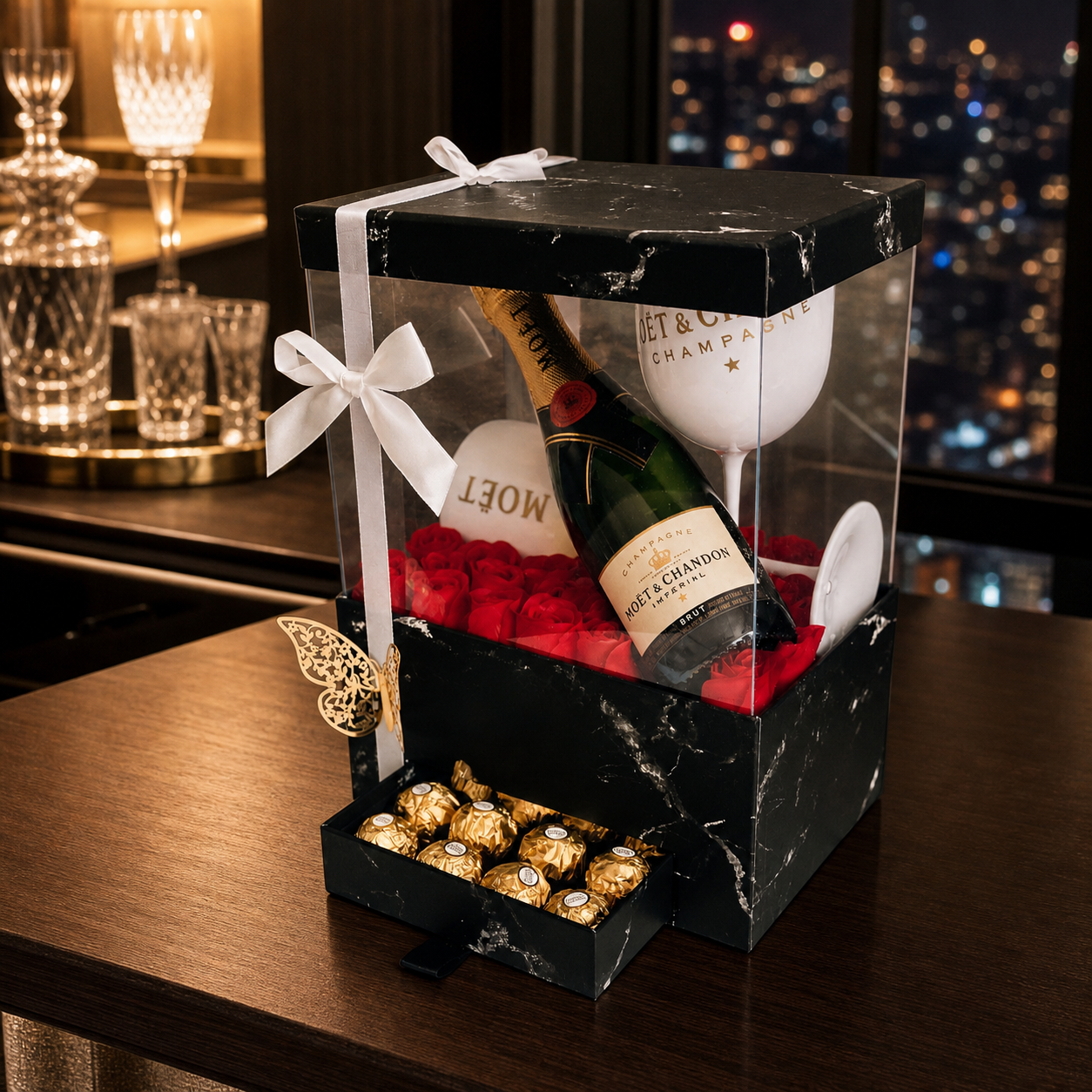 3D Moetic & Rose Soaps Gift Box