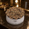 Large White Round Box - Preserved Roses