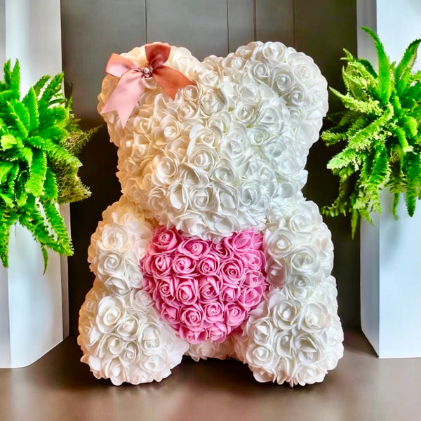Cotton Candy Rose Bear