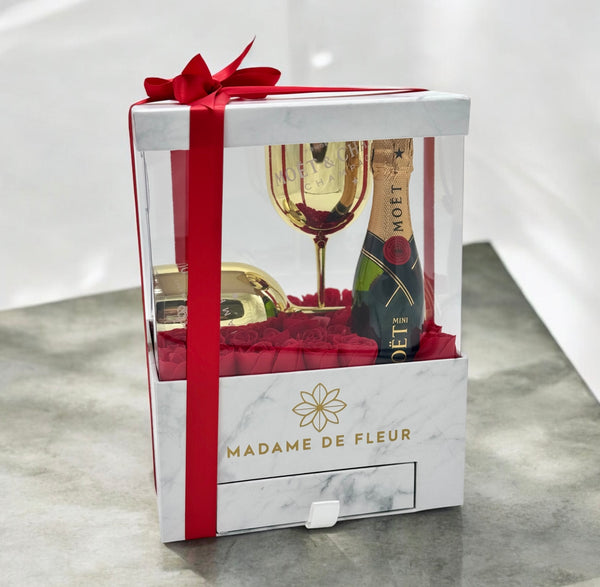 3D Moetic & Rose Soaps Gift Box - Madame De Fleur