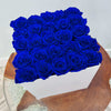Large White Square Box - Preserved Roses - Madame De Fleur