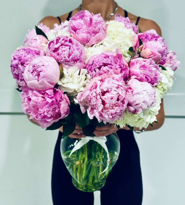 Blushing Embrace - Peonies & Hydrangeas Mix - Madame De Fleur