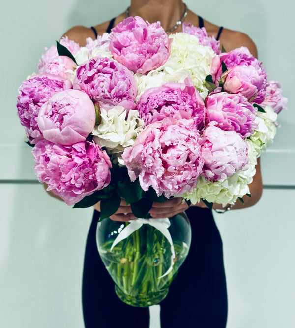 Blushing Embrace - Peonies & Hydrangeas Mix - Madame De Fleur