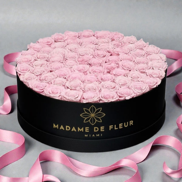Grand Round Box - Preserved Roses
