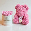 Luxe Trio – Rose Bear, Rose Box & Balloons - Madame De Fleur