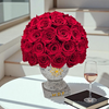 Doric Dome Vase - Preserved Roses