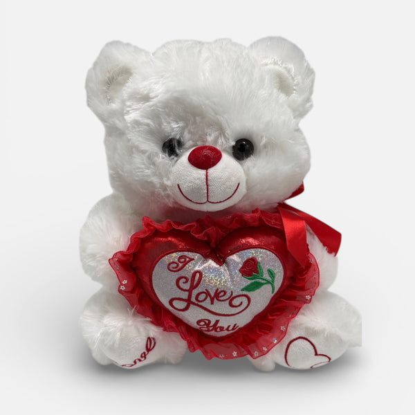 Medium I Love You Teddy Bear - Madame De Fleur