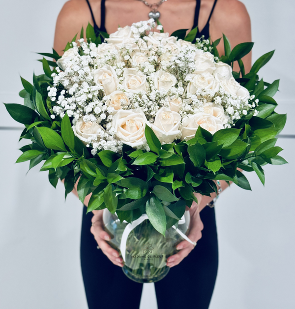 Classic 2 Dozens of Fresh Roses - PRE ORDER 24H IN ADVANCE