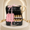 Rose Soap Sweet Escape Gift Box with light-pink rose soaps and light-pink ribbon — approved main photo