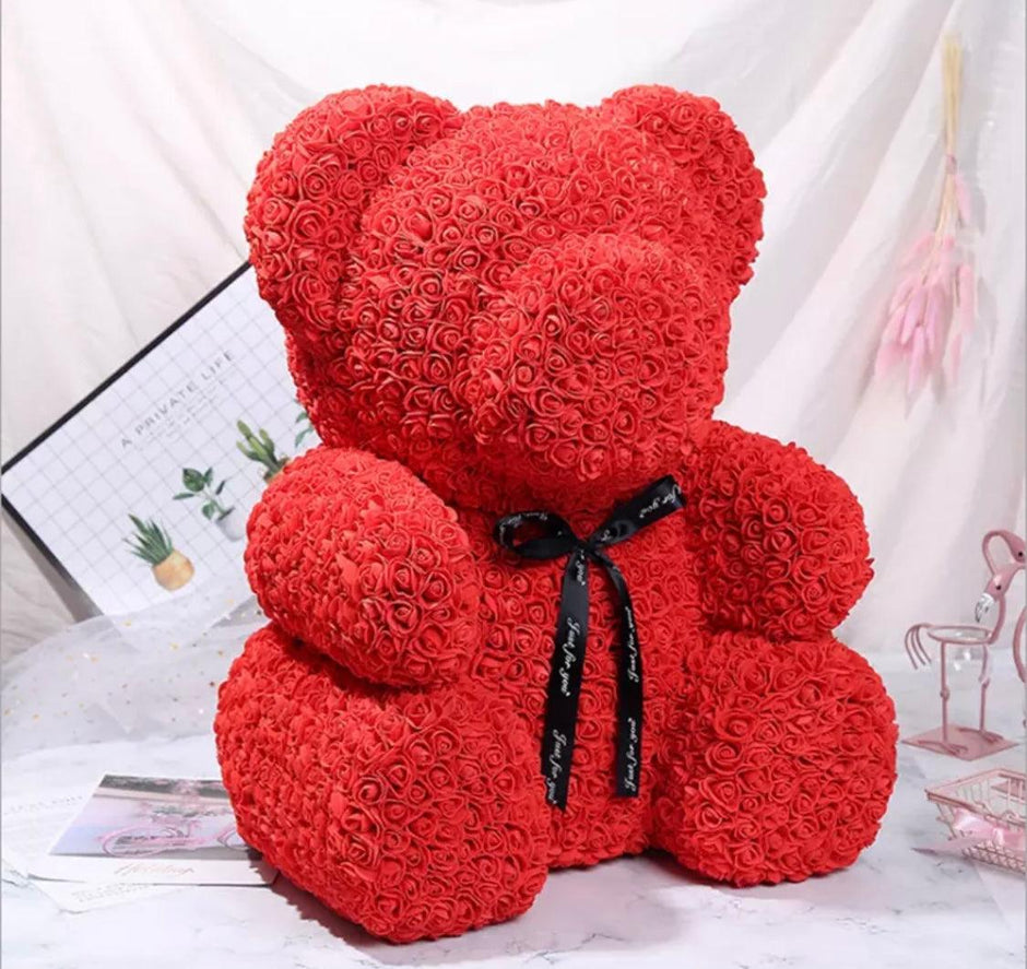 XL Red Rose Bear - LIMITED EDITION