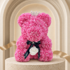 Medium Luxury Pink Rose Bear